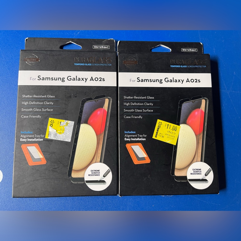 2 LOT Samsung Galaxy A02S Screen Protector  NEW